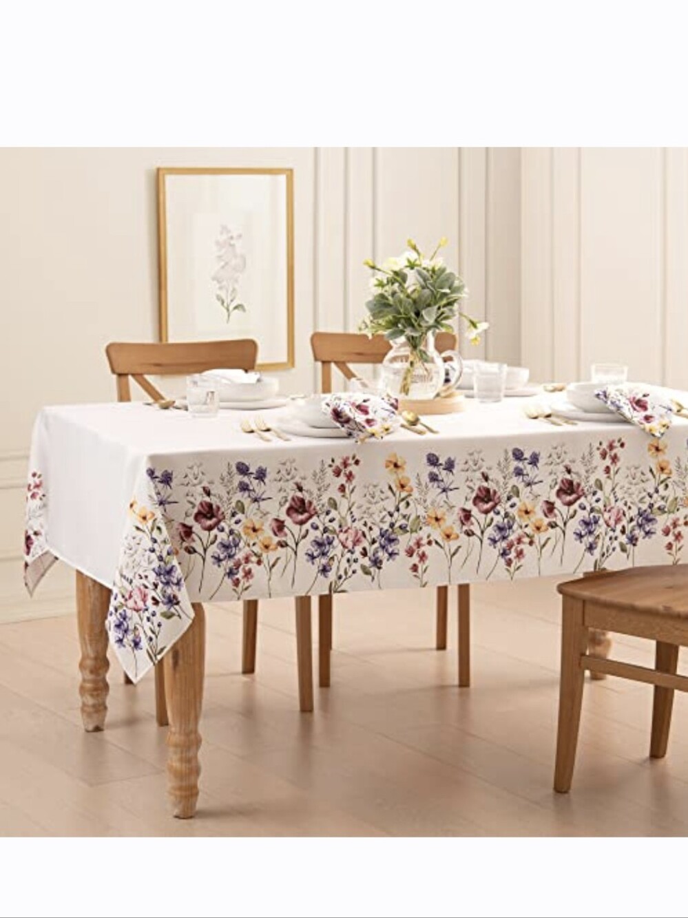 Elrene Home Fashions Wildflower Tablecloth, 60 X 120Whether you use this floral
